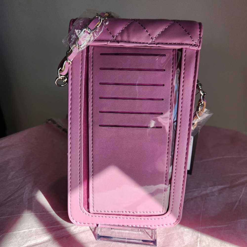 Badgley Mischka Diamond Quilt phone cases, crossbody w/pearls, NWT-SELECT ONE! - Picture 3 of 11